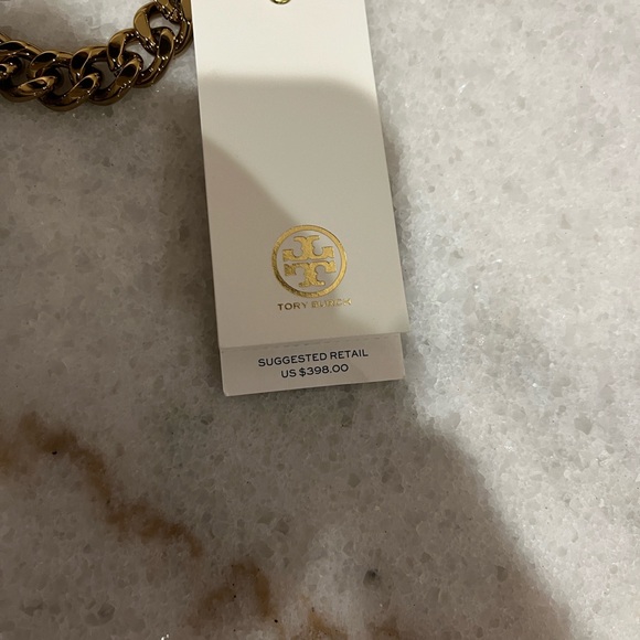 TORY BURCH NWT KIRA CHEVRON QUILTED FLORAL SMALL CAMERA BAG - Picture 6 of 9